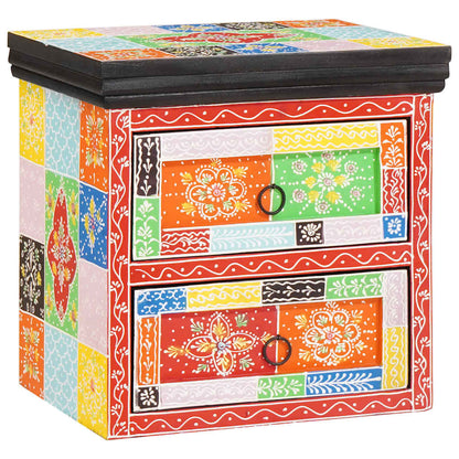 Armário de Cabeceira 2 pcs Multicolor 40 x 30 x 40 cm
