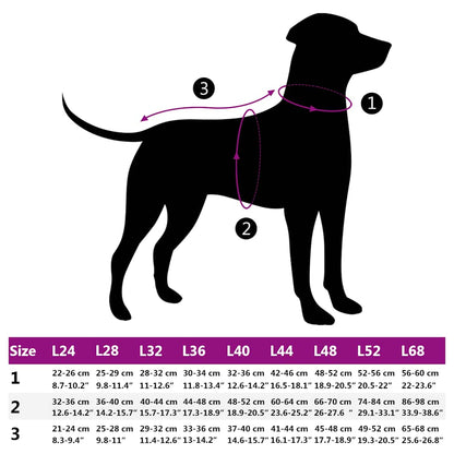 casaco para cães com arnês impermeável reflexivo vermelho L24