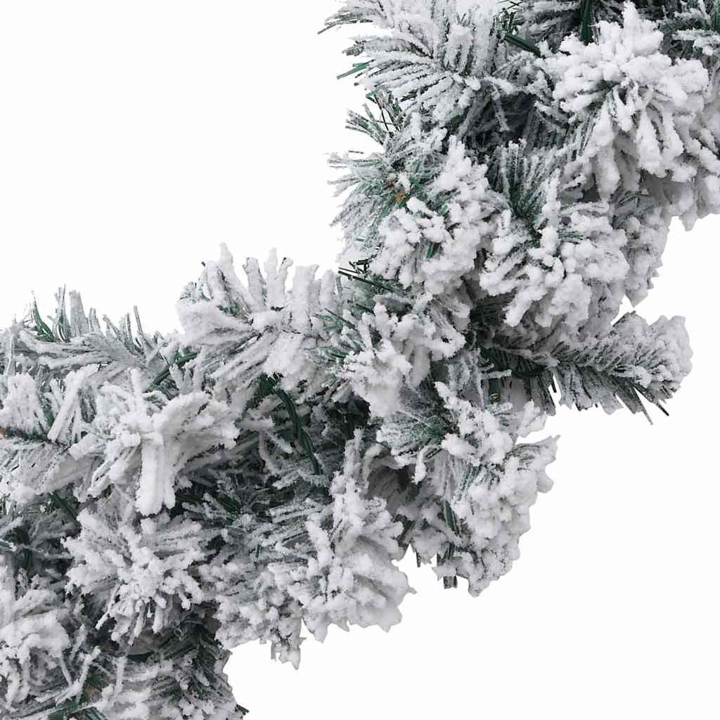 Guirlanda de Natal com Luzes LED Verde 5 m PVC