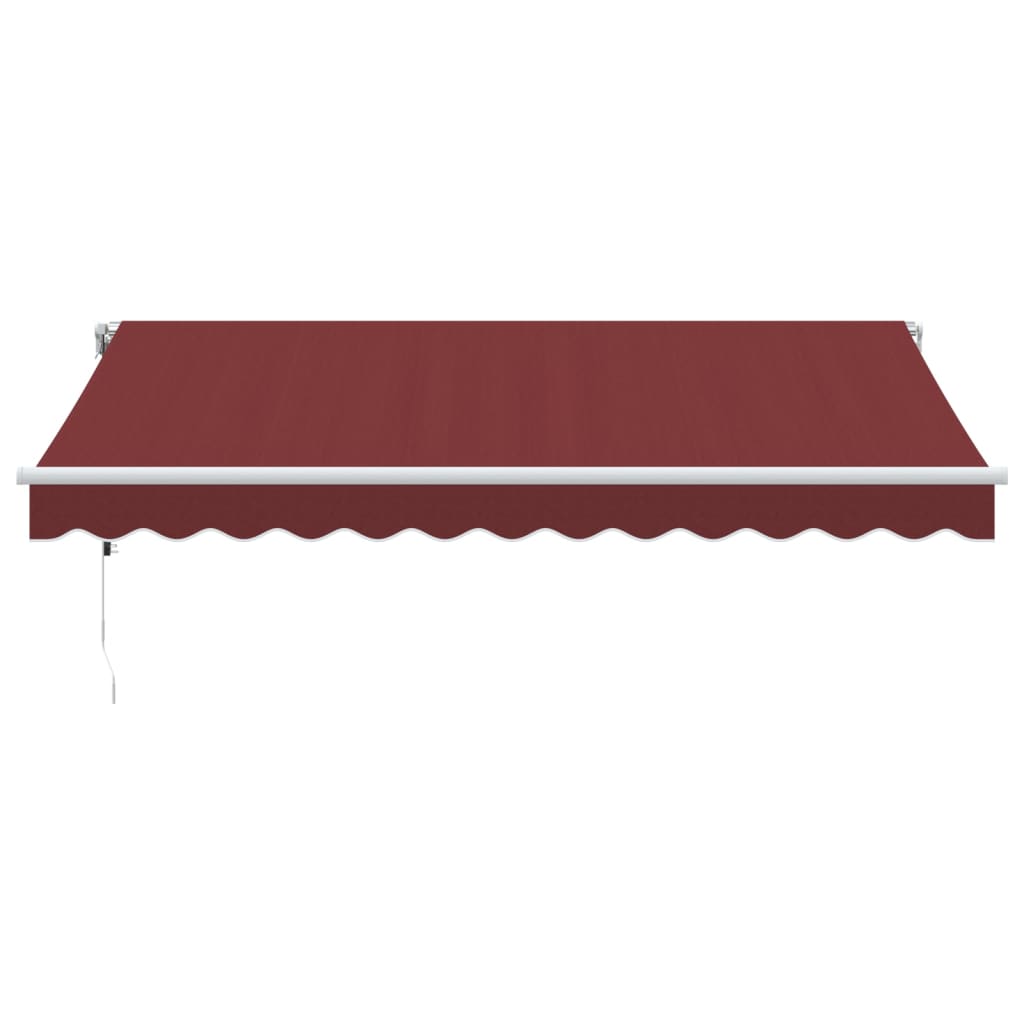 Toldo retrátil automático 350x250 cm bordô