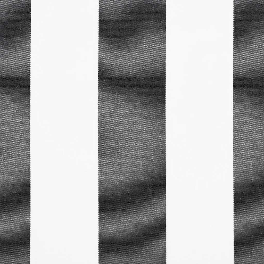 Toldo retrátil automático 300x250 cm antracite e branco