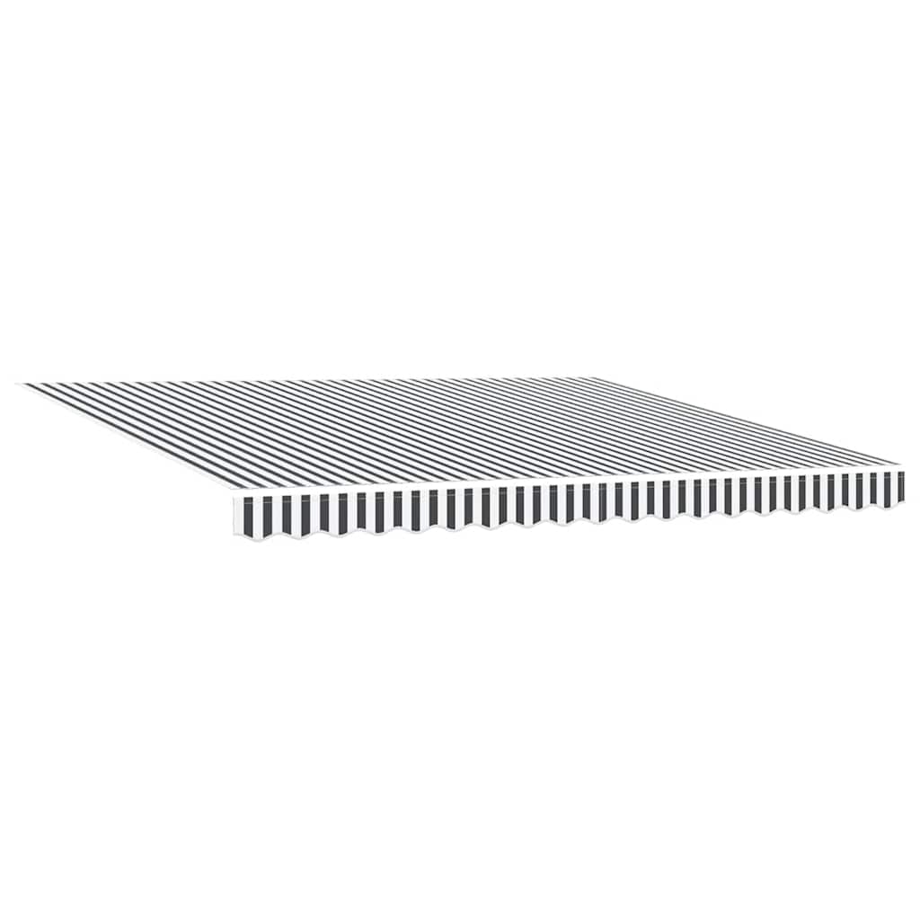 Toldo retrátil automático 400x300 cm antracite e branco