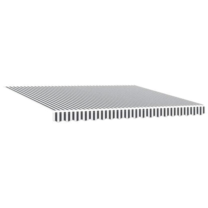 Toldo retrátil automático 400x300 cm antracite e branco