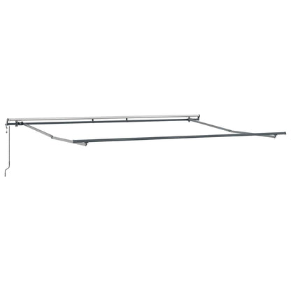 Toldo retrátil automático 400x300 cm antracite e branco