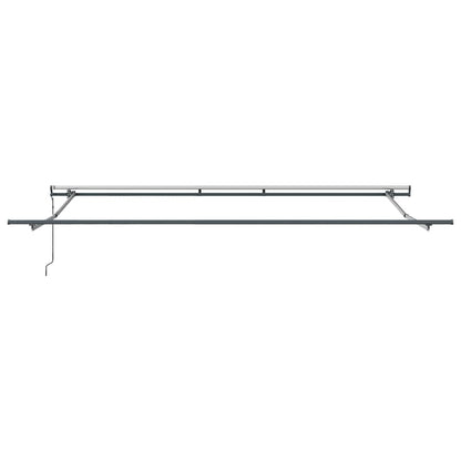 Toldo retrátil automático 400x300 cm antracite e branco