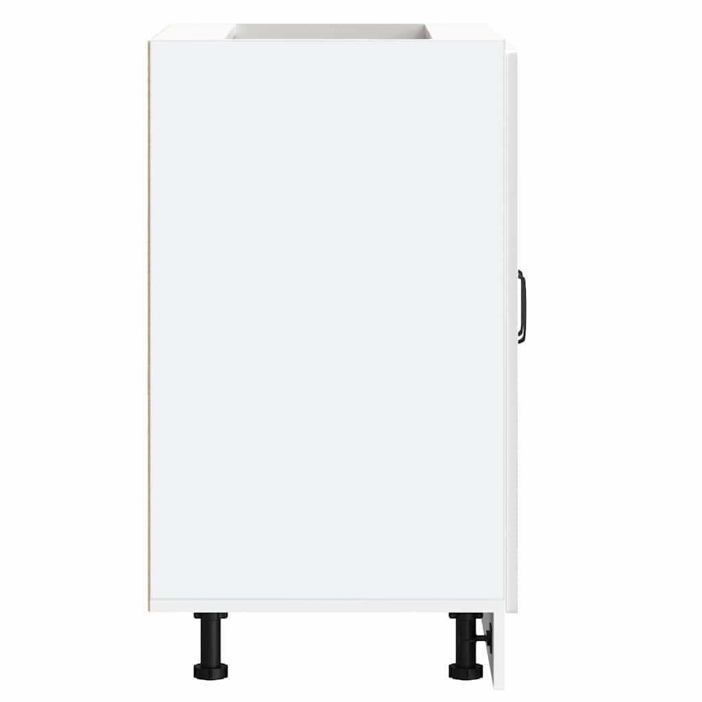 Armário baixo lavatório Kalmar branco alto brilho 60x46x81,5 cm