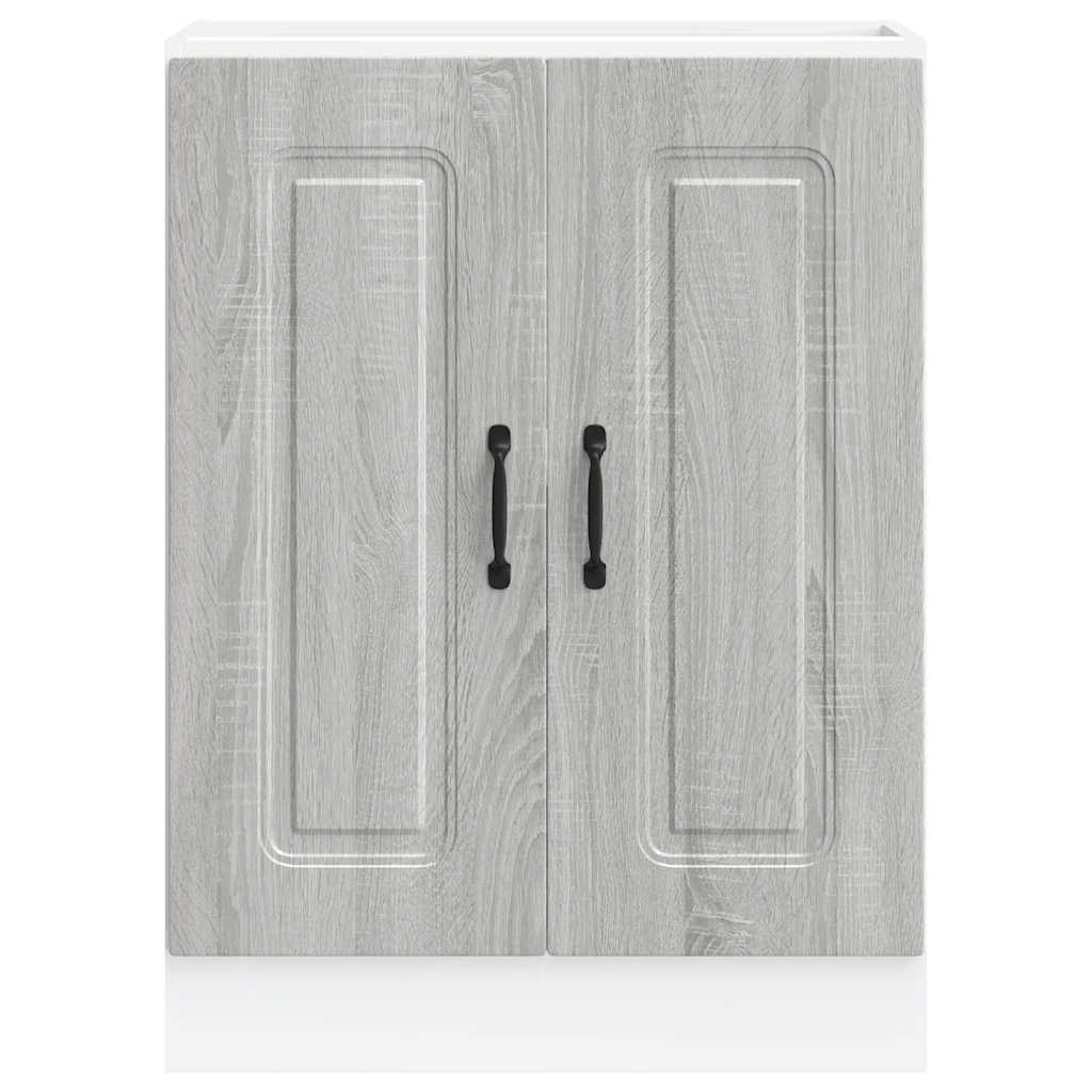 Armário baixo lavatório Kalmar sonoma cinzento 60x46x81,5 cm