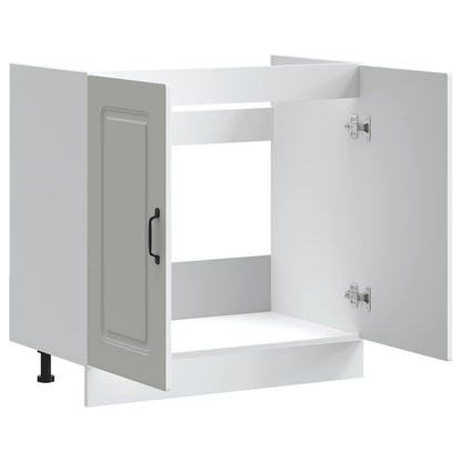 Armário baixo lavatório Kalmar 80x46x81,5 cm branco