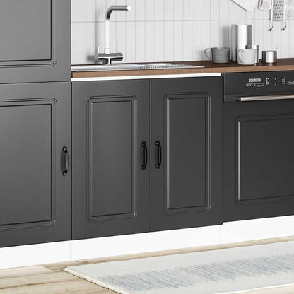 Armário baixo lavatório Kalmar 80x46x81,5 cm preto