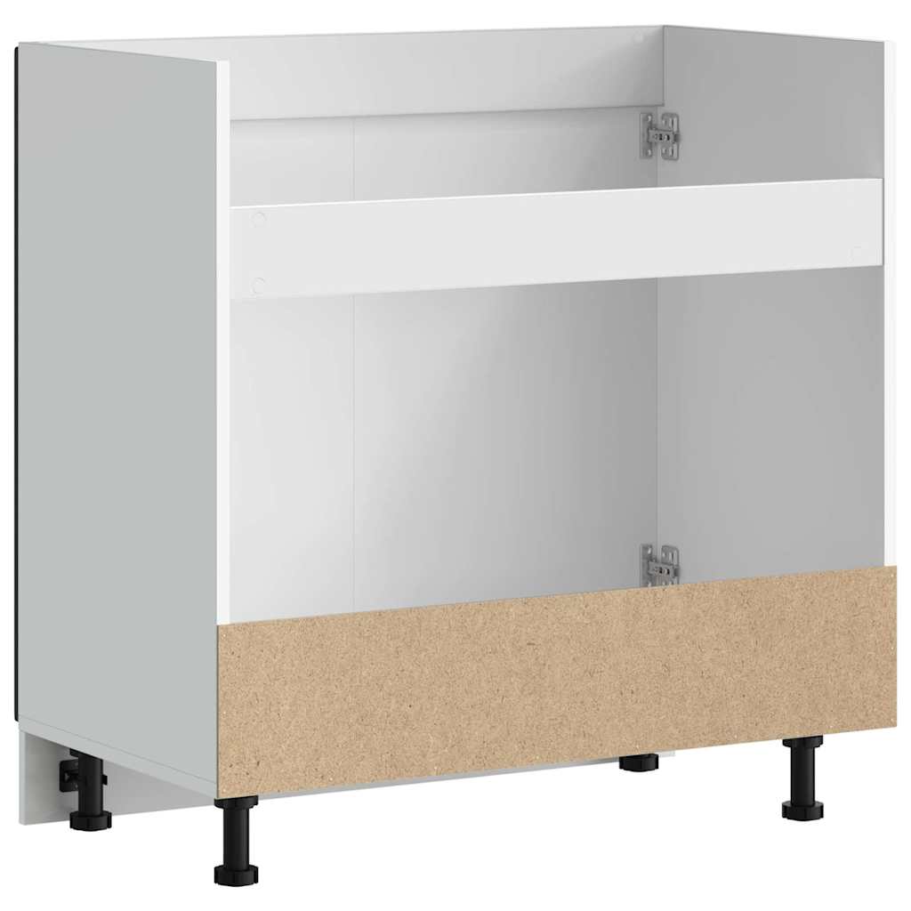 Armário baixo lavatório Kalmar 80x46x81,5 cm preto