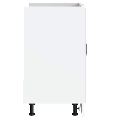 Armário baixo lavatório Kalmar branco alto brilho 80x46x81,5 cm