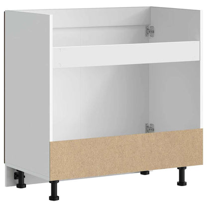 Armário baixo lavatório Kalmar carvalho castanho 80x46x81,5 cm