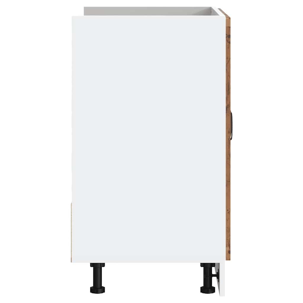 Armário baixo lavatório Kalmar 80x46x81,5 cm madeira velha