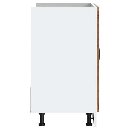 Armário baixo lavatório Kalmar 80x46x81,5 cm madeira velha