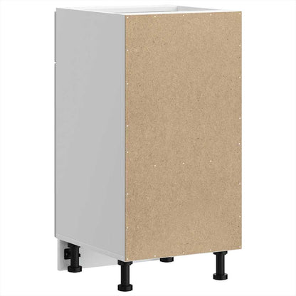 Armário de cozinha baixo Kalmar branco alto brilho