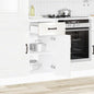 Armário de cozinha baixo Kalmar branco alto brilho