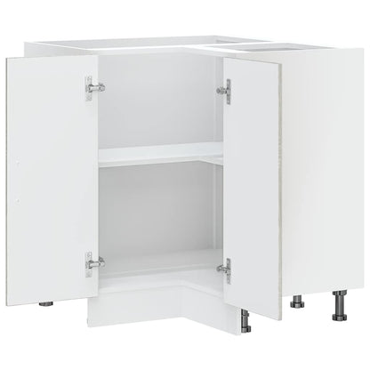 Armário baixo de canto de cozinha Kalmar sonoma cinzento