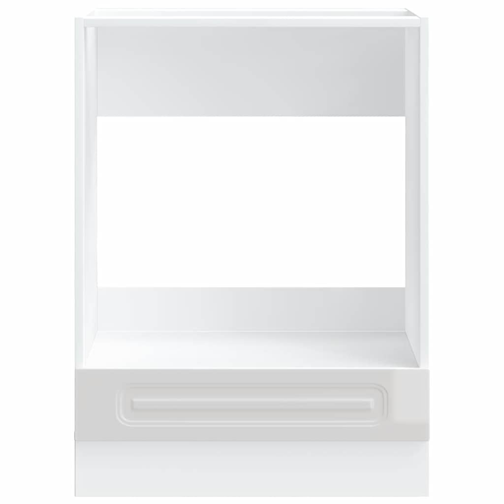 Armário forno Kalmar derivados de madeira branco brilhante