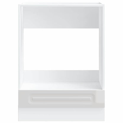 Armário forno Kalmar derivados de madeira branco brilhante