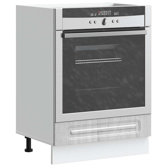 Armário forno Kalmar madeira engenharia sonoma cinzento