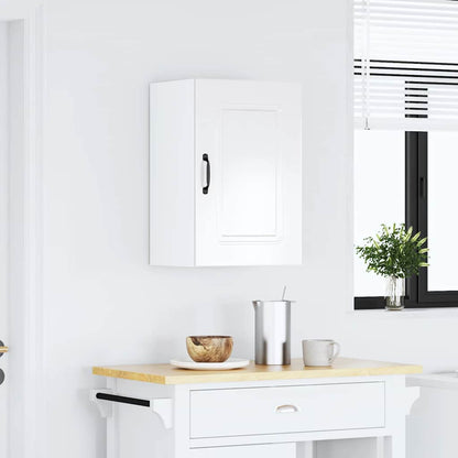 Armário de parede de cozinha Kalmar branco alto brilho