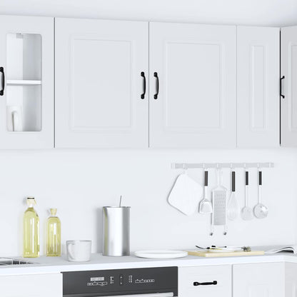 Armários de parede de cozinha 2pcs Kalmar deriv. madeira branco