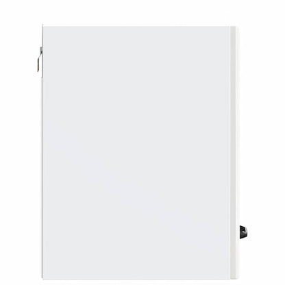 Armário de parede de cozinha Kalmar branco alto brilho