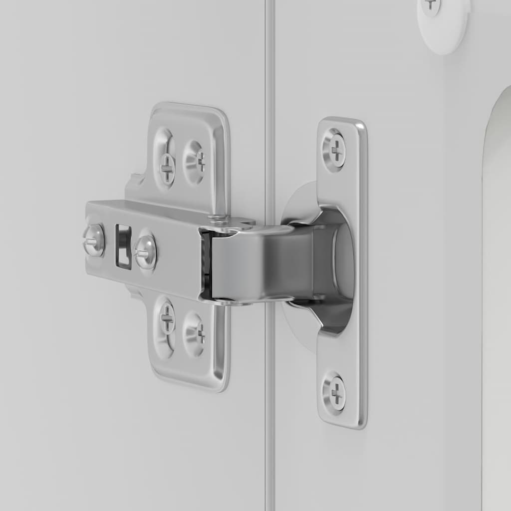 Armário de parede de cozinha porta vidro Kalmar branca
