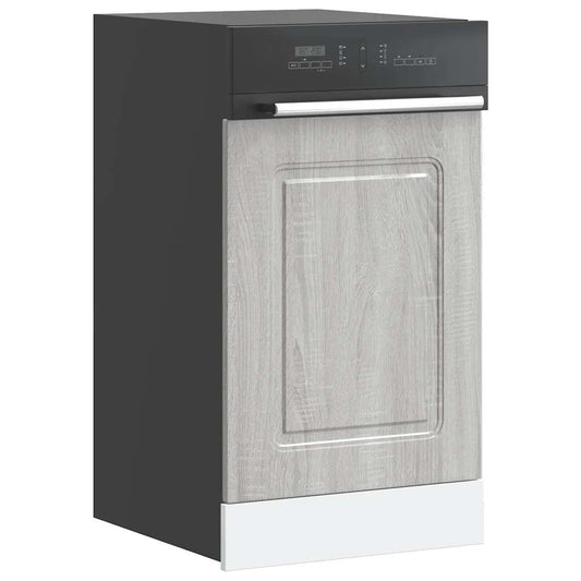 Painel máquina lavar louça Kalmar 45x1,5x67 cm cinzento sonoma