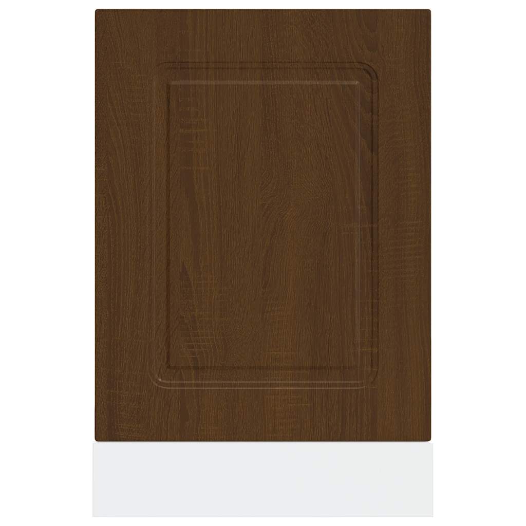 Painel máquina lavar louça Kalmar 45x1,5x67cm carvalho castanho