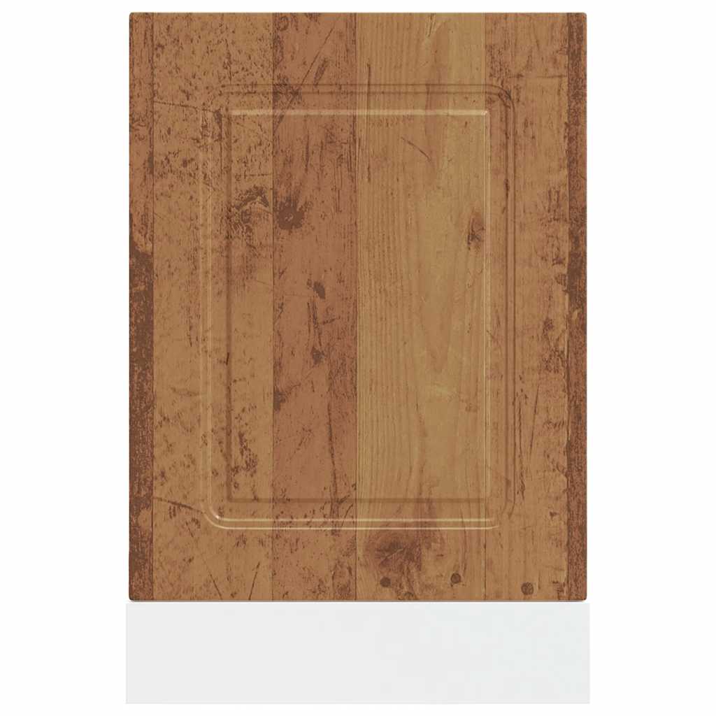 Painel máquina lavar louça Kalmar 45x1,5x67 cm madeira velha