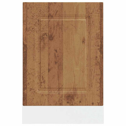 Painel máquina lavar louça Kalmar 45x1,5x67 cm madeira velha