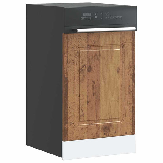 Painel máquina lavar louça Kalmar 45x1,5x67 cm madeira velha