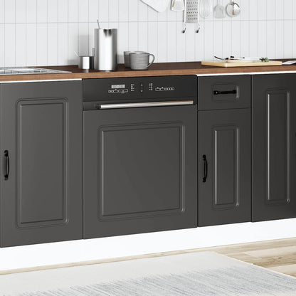 Painel máquina lavar louça Kalmar 60x1,5x67 cm preto