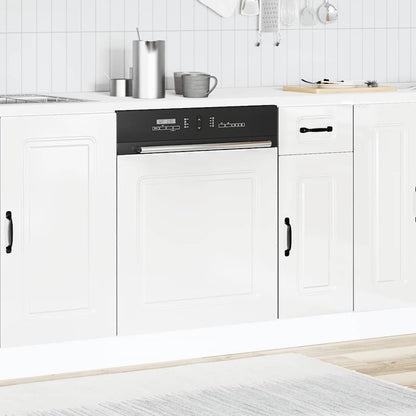 Painel máquina lavar louça Kalmar 60x1,5x67 cm branco brilhante