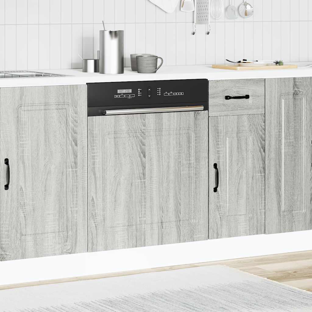 Painel máquina lavar louça Kalmar 60x1,5x67 cm cinzento sonoma