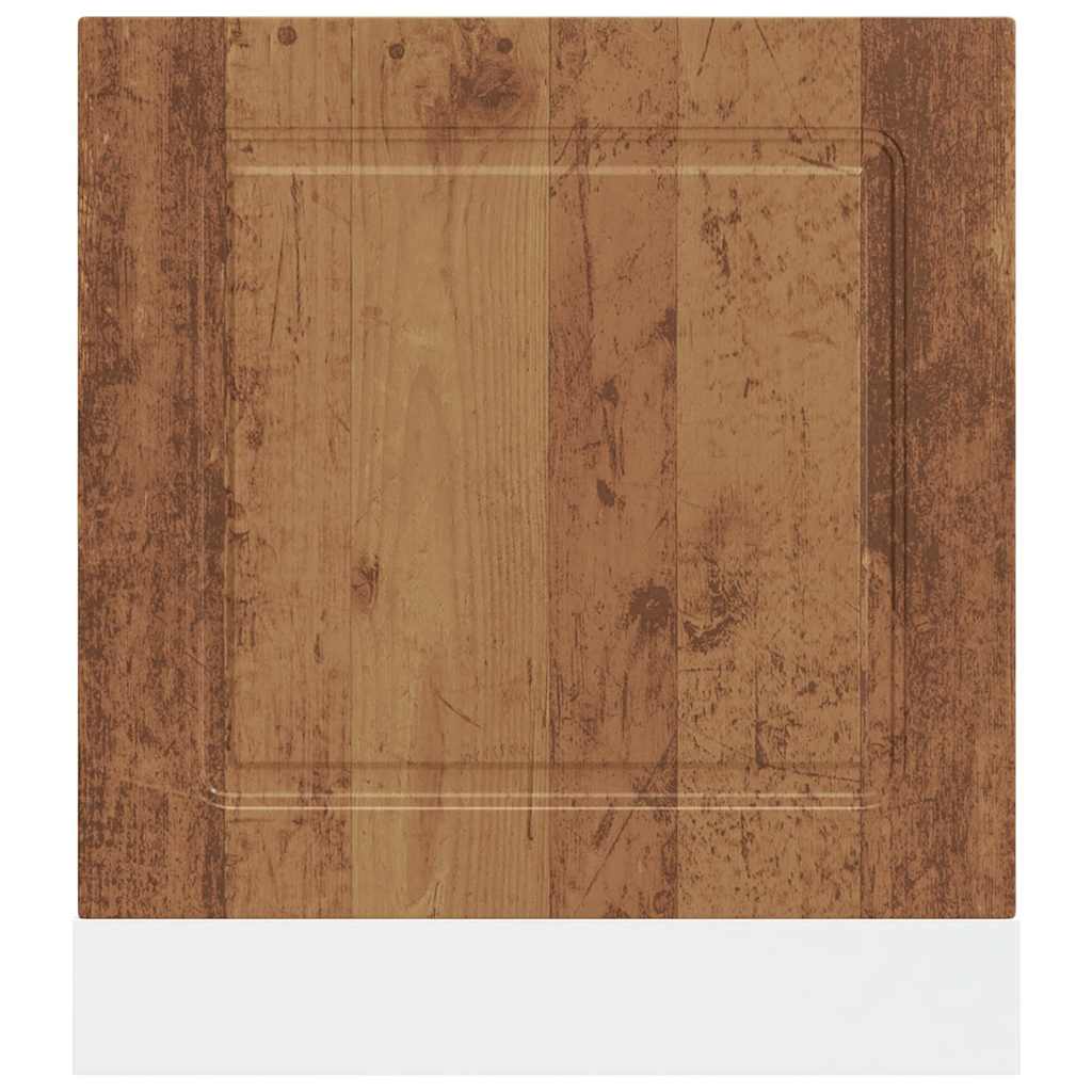 Painel máquina lavar louça Kalmar 60x1,5x67 cm madeira velha