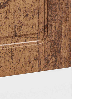 Painel máquina lavar louça Kalmar 60x1,5x67 cm madeira velha