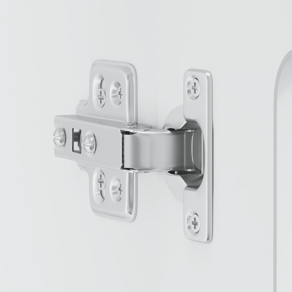 Armário de parede de cozinha porta vidro Kalmar branca