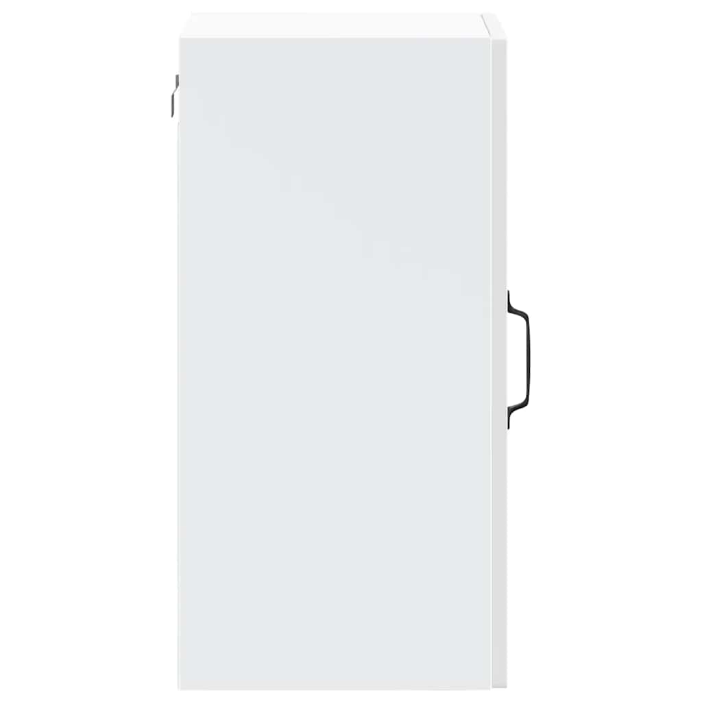 Armário de parede cozinha porta vidro Lucca branco brilhante