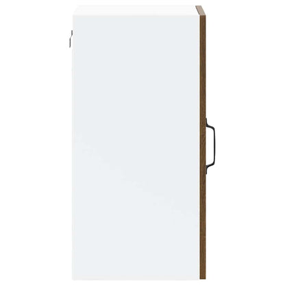 Armário de parede cozinha porta vidro Lucca carvalho castanho