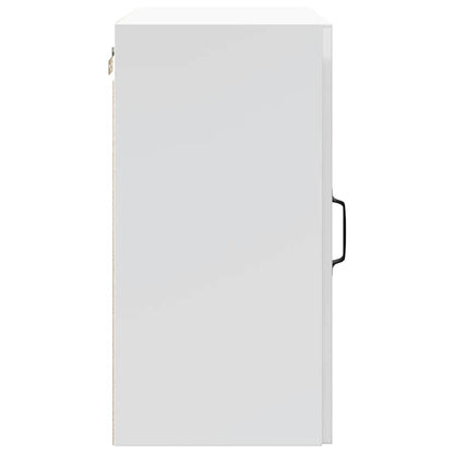 Armário de parede da cozinha Lucca madeira branco brilhante