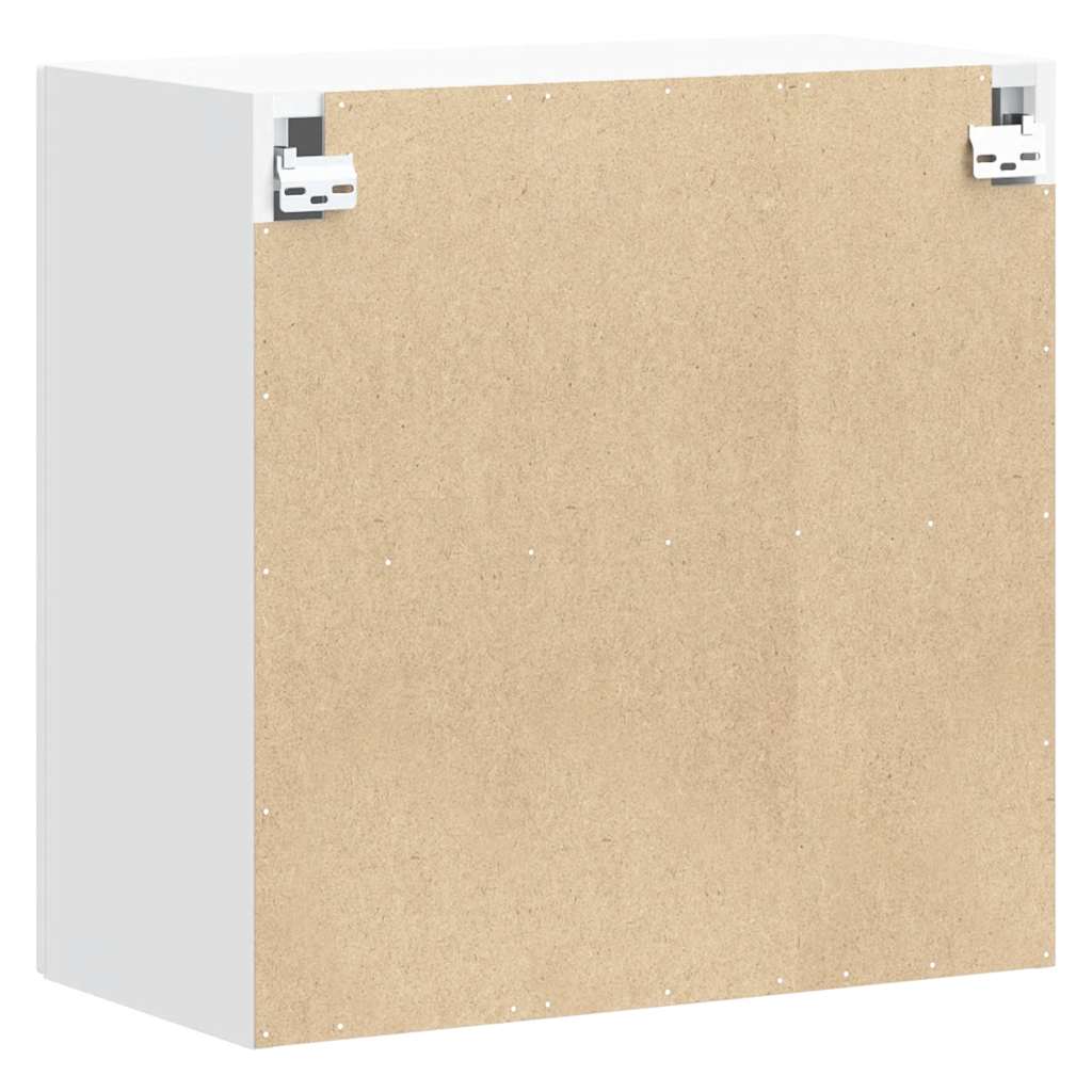 Armário de parede da cozinha Lucca derivados de madeira branco