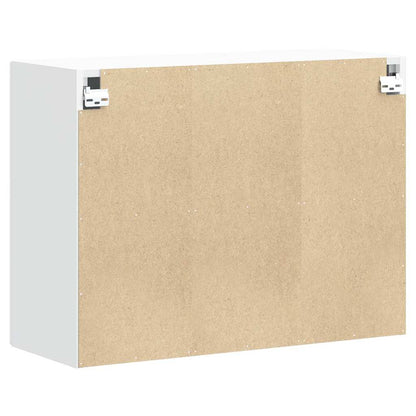 Armário de parede da cozinha Lucca derivados de madeira branco