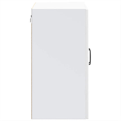 Armário de parede de cozinha porta vidro Lucca branco