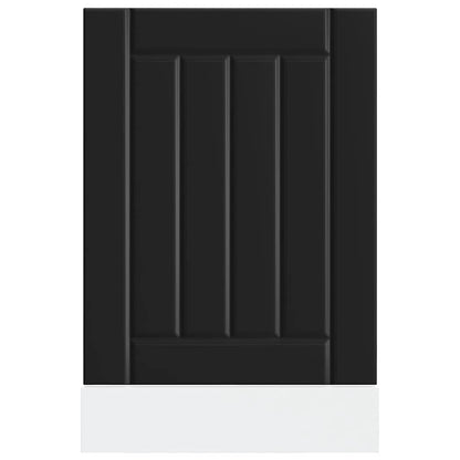 Painel máquina lavar louça Lucca preto derivados de madeira