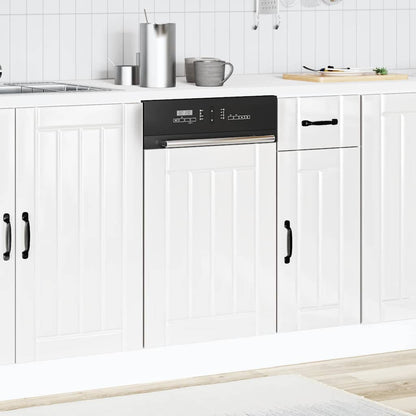 Painel máquina lavar louça derivados madeira branco brilhante