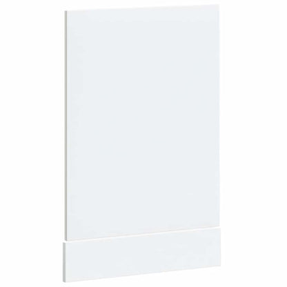 Painel máquina lavar louça derivados madeira branco brilhante