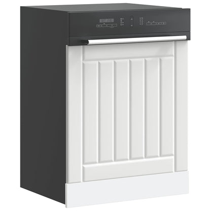Painel máquina lavar louça Lucca branco derivados de madeira