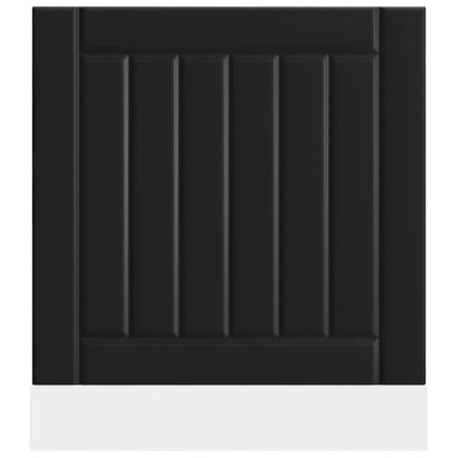 Painel máquina lavar louça Lucca preto derivados de madeira